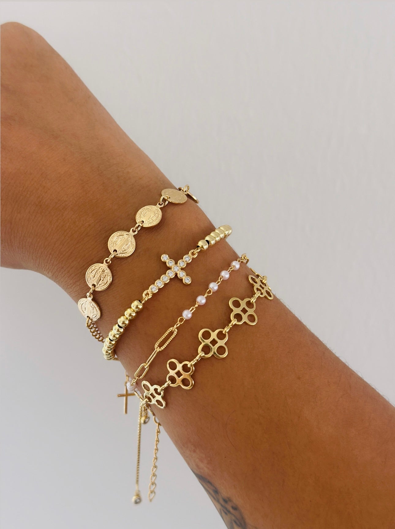 St. Benedict Coin Bracelet