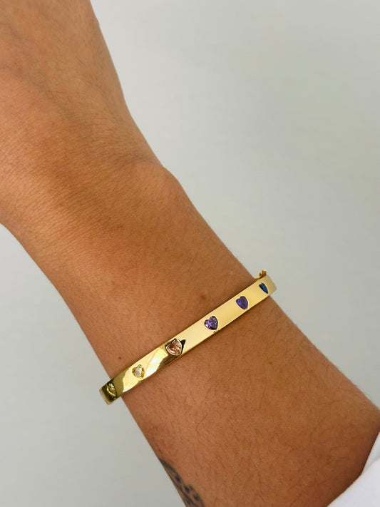 Corazones bangle