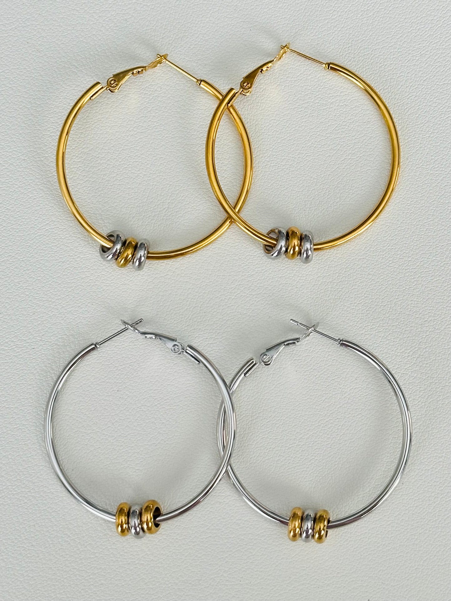 2 tones hoops