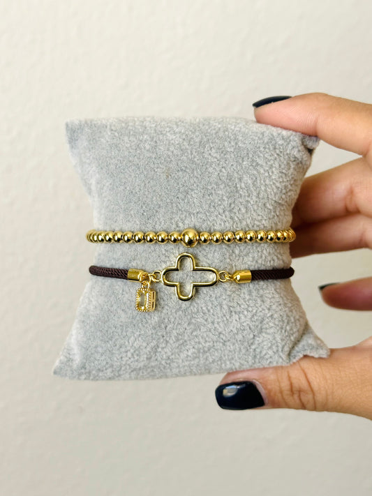 Cross Cord Bracelet