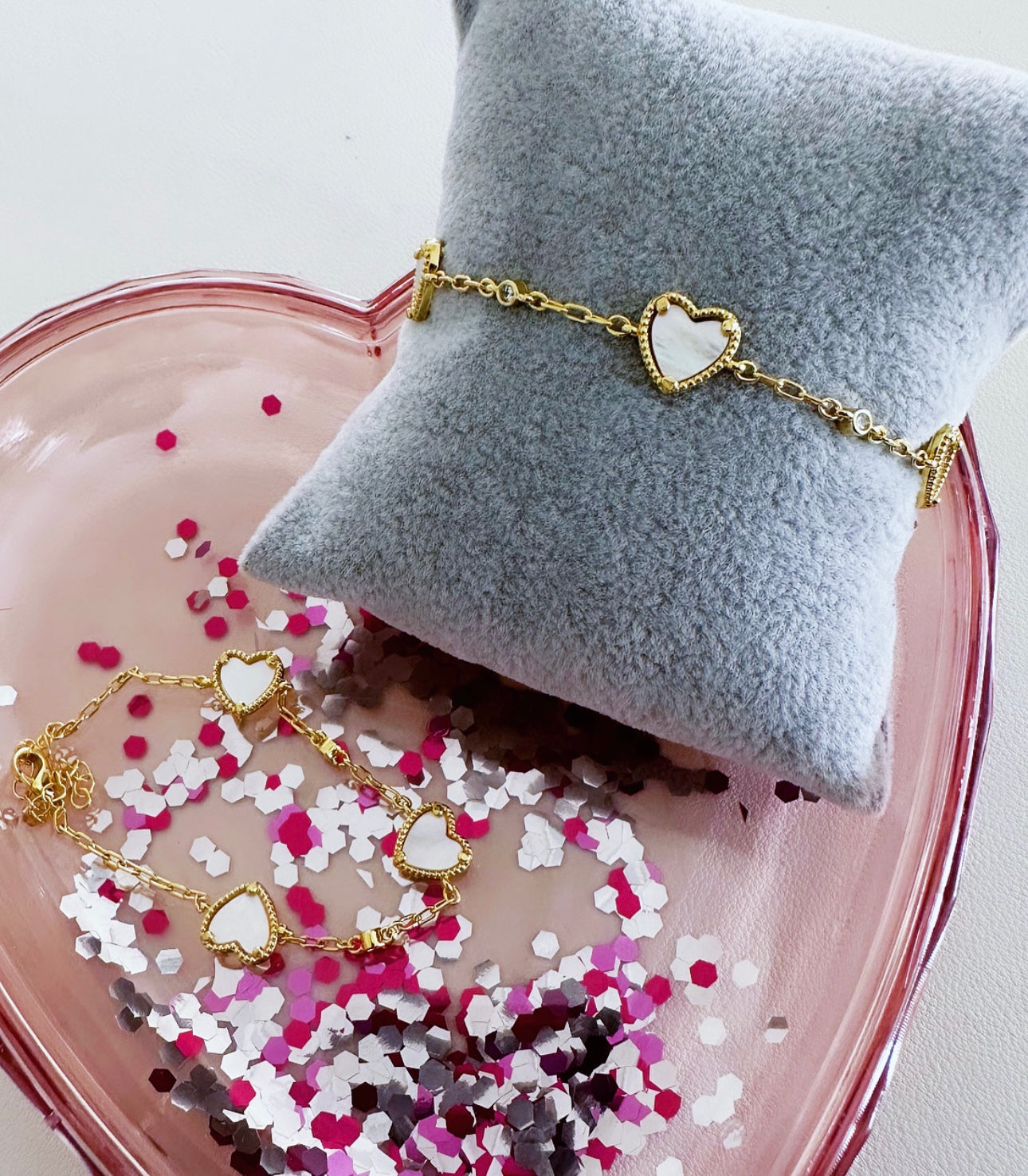 Heart Shell Bracelet