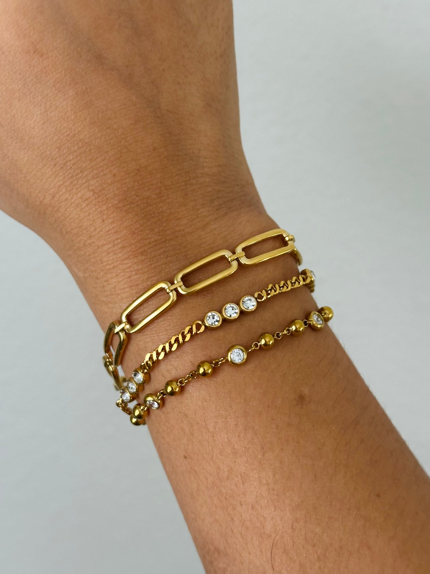 Paper Clip Bracelet (Gold or Silver)