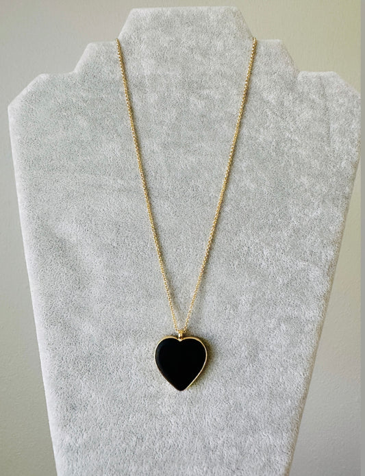 Azabache Heart Necklace