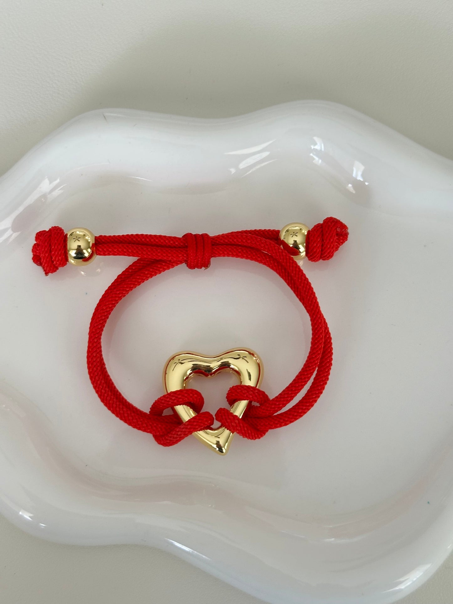 Heart Cord Bracelet