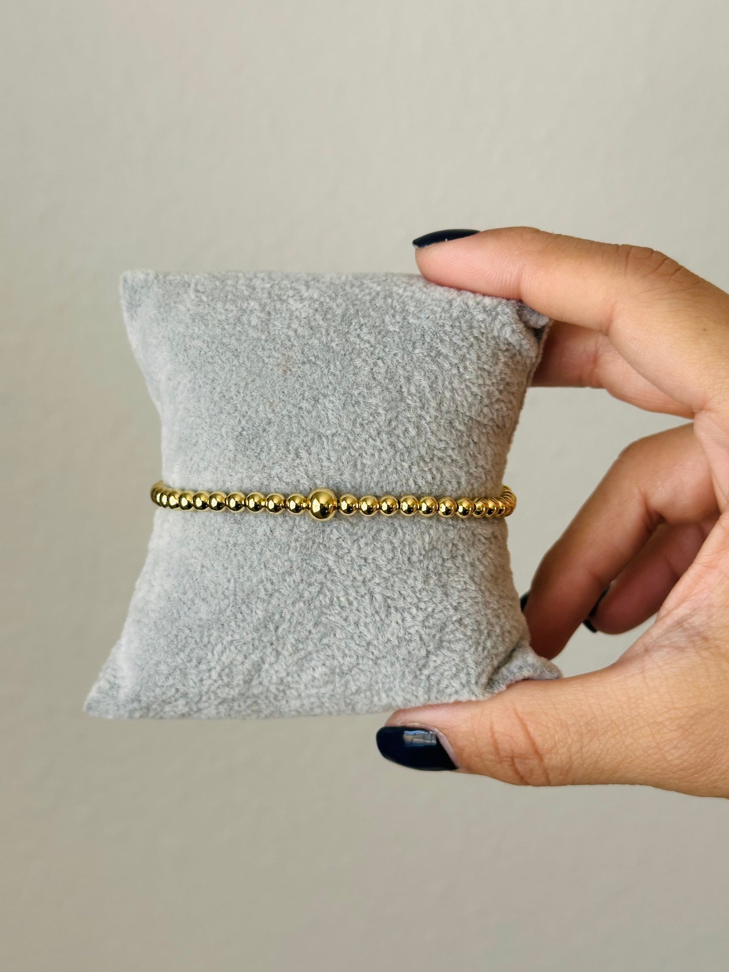 Gold Beaded Bracelet